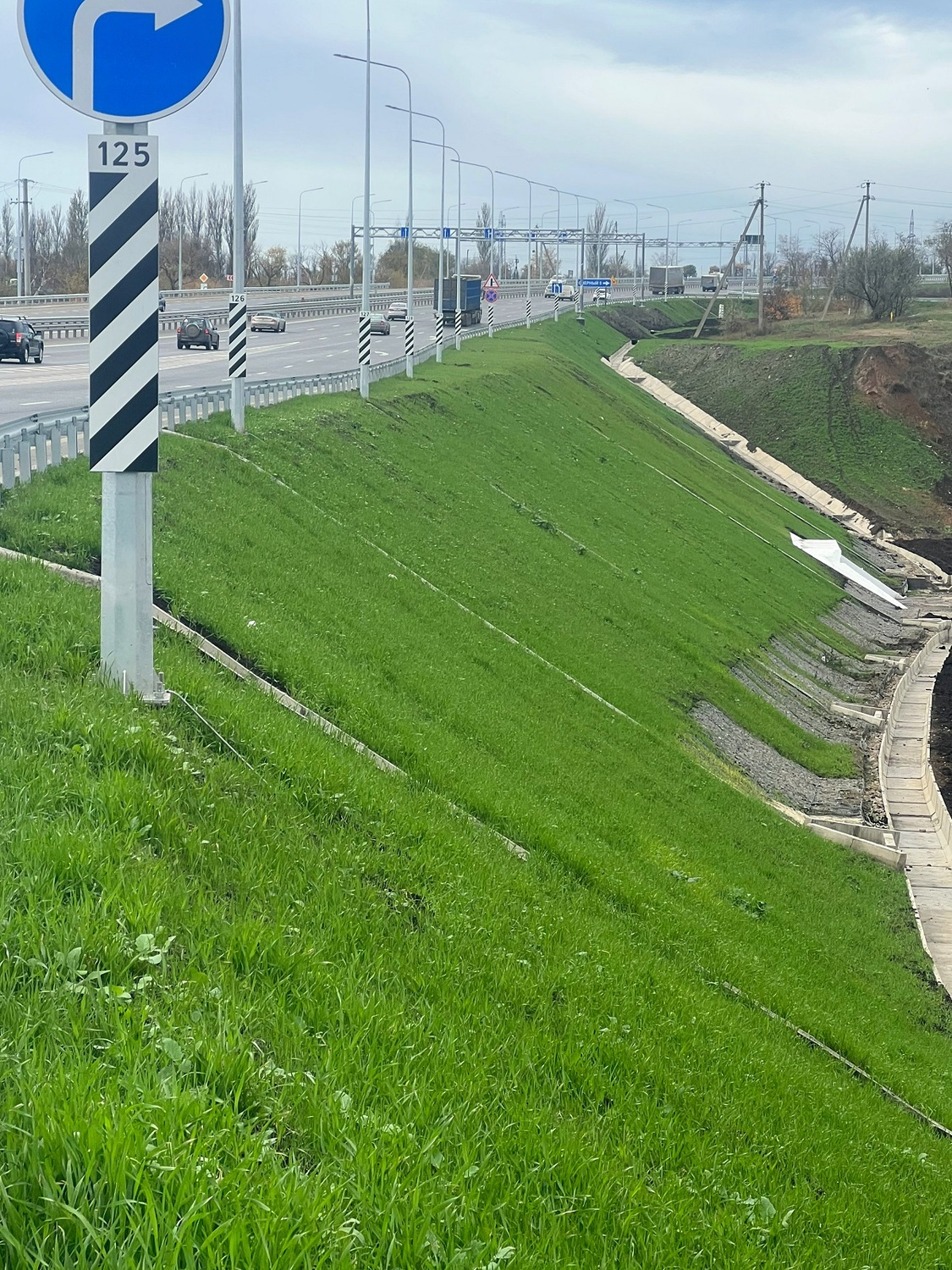 Укрепление склонов 